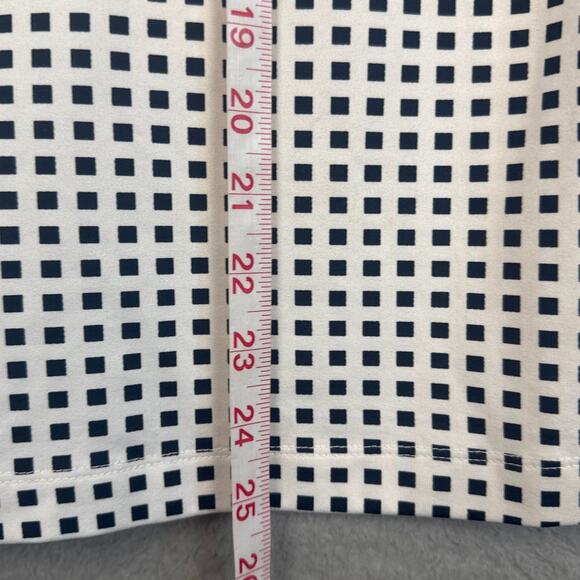 Tail Women's Golf Polo Shirt Black White Stripe Performance Stretch M Golfer - Picture 4 of 5